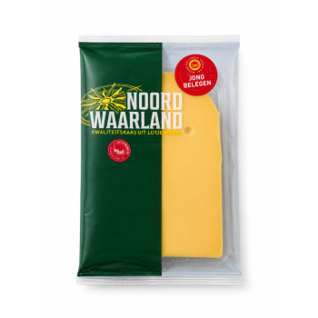 Sliced young matured cheese