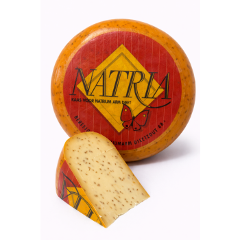 Low-salt cumin cheese