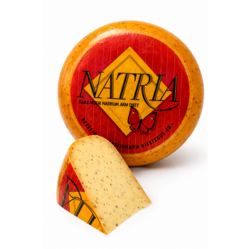 Low-salt cumin cheese