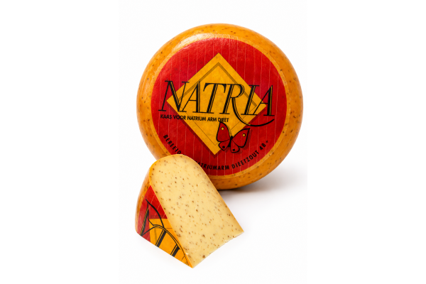 Low-salt cumin cheese