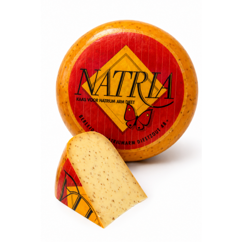 Low-salt cumin cheese